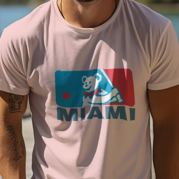 Grateful Dead - Miami Marlins MLB Logo T-Shirt - StealieShop